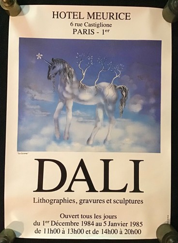 Affiche dali lithographies - affiche,
