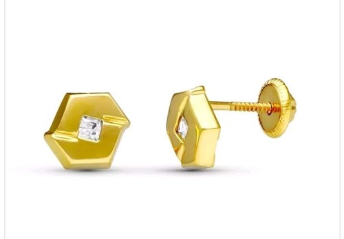 Boucles oreilles 18k 750 - or,
