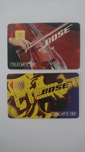 Telecarte 120 bose jaune - telecarte,