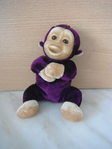 Peluche singe ouistiti - peluche, assis