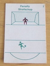 1970  MEXICO 70  COUPE DU MONDE  1970  PENALTY   CARTE D'ORIGINE NEUVE