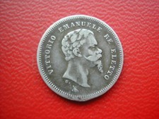 ITALIE ROYAUME DE SARDAIGNE VICTOR EMMANUEL 50 CENTESIMI ARGENT 1860