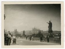 Photo Argentique Original Prague Tchéquie Vers 1930