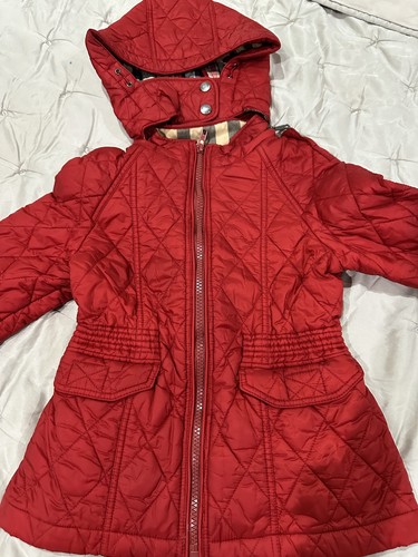 Burberry girl red quilted - burberry,