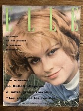ELLE French #648 Mai 1958 - Mijanou BARDOT Mode Fashion Vintage Pub Raf VALLONE