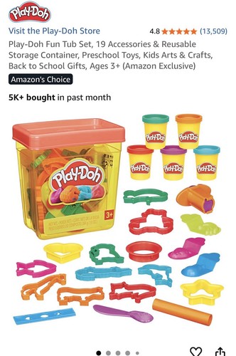Play doh fun tub - play-doh,