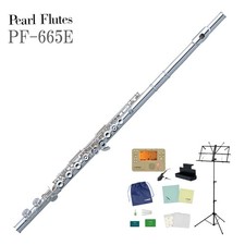 Pearl PF-665E Pearl Flute PF665E Dolce PF665E Head tube en argent