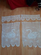 Paire De Rideau Brise Bise Au Crochet