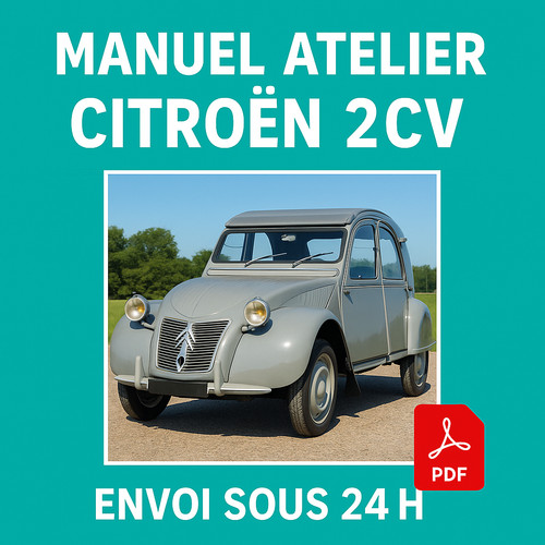 Manuel atelier citroën - manuel, 2cv