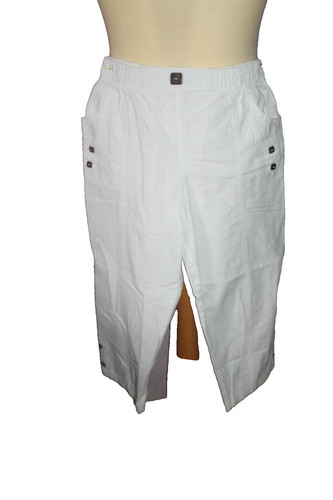 Pantacourt blanc femme - , °°°