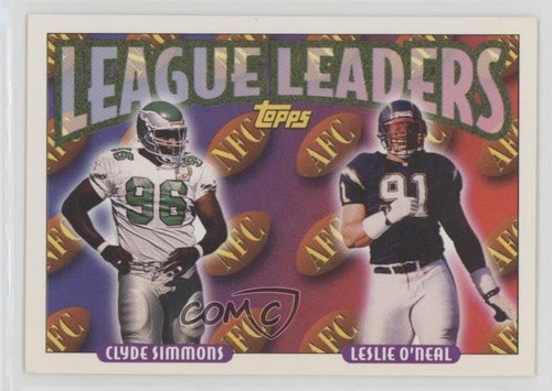 1993 topps clyde simmons - topps,