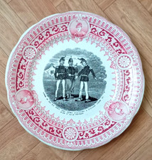 ASSIETTE ANCIENNE PARLANTE DIGOIN & SARREGUEMINES