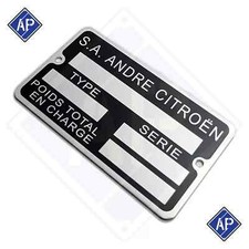 Plaque identification André Citroën