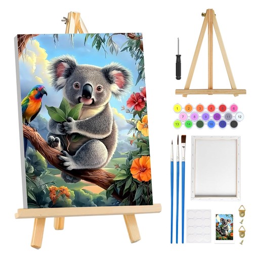 Koala peinture numero enfant - peinture,