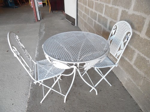 Salon jardin fer forge - jardin,
