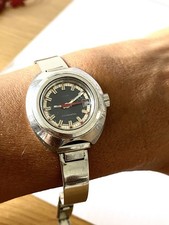 Montre Marine Jisop Automatique Ebauche 14916 Suisse watch  Acier Vintage