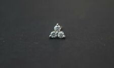 Trois Diamant Oreille Clou 14k