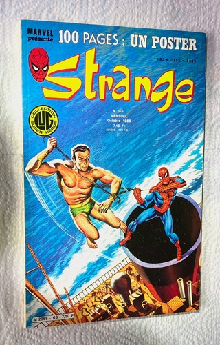 Strange 166 avec poster - strange, n°166