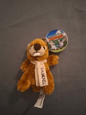 Porte-clés peluche marmotte