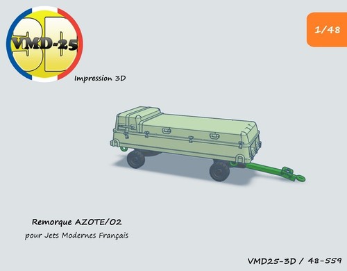 Remorque azote o2 pour - remorque,