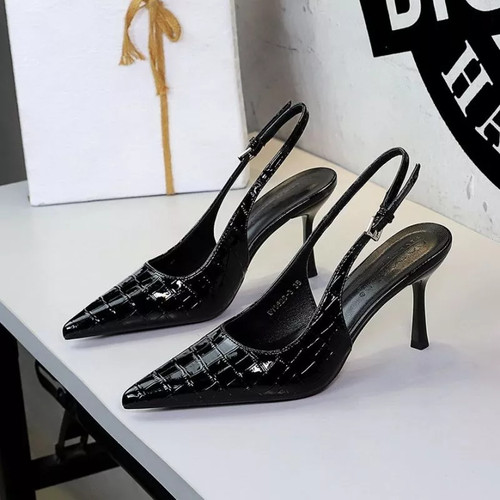 Escarpins slingback noirs - escarpins,