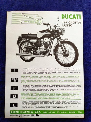 Ducati 125 cadet lusso - 125,