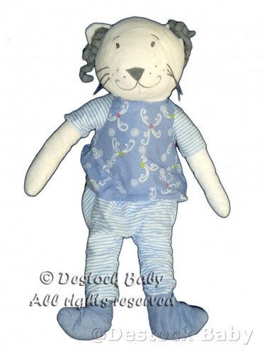Peluche doudou chat blanc