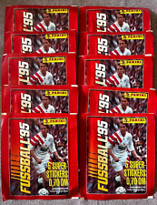 LOT 10 PACKETS POCHETTES PANINI STICKERS FUSSBALL BUNDESLIGA' 95 SEALED