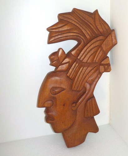 Masque bois sculpté la - masque, en