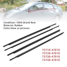 4PCS Door Glass Belt Outer