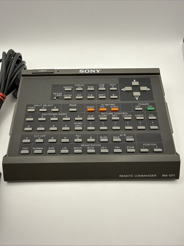 Sony 1271 remote commander - sony, rm-1271
