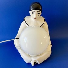 Lampe Pierrot noir et blanc