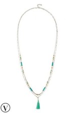 Stella & Dot Costa Tassel Necklace Brand New In Original Package