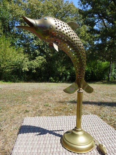 Design lampe poisson - poisson, vintage