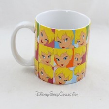 Mug fée Clochette DISNEY STORE Carrés plusieurs visages tasse 10 cm (DOU)
