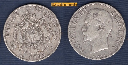 Francs napoléon iii tete - francs,