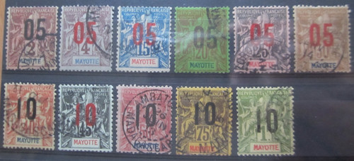 Timbres mayotte 31 - -,