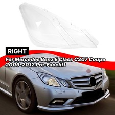 Droite Lentille de phare avant transparente Cache Pour Benz W207 C207 2009-2012