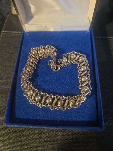 Vintage sterling bracelet - sterling,