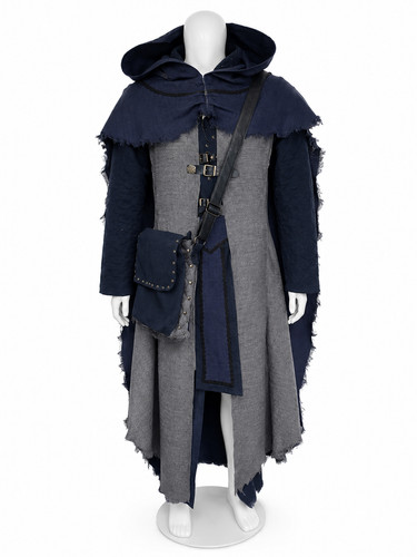 Medieval hooded ranger cloak - medieval,