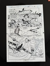 Planche Fantastic Four Originale Par Paul Ryan Époque STRANGE Lug No Frisano