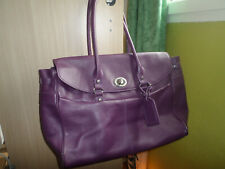 Sac de voyage  femme Arthur et Aston cuir violet  NEUF