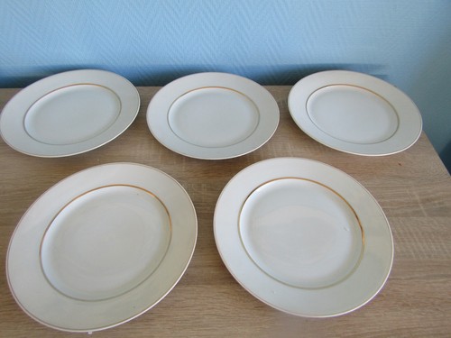 Assiettes plates porcelaine - assiettes,