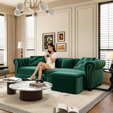 Chesterfield Sofa, 89 " W