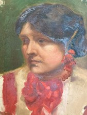 Belle Peinture Huile Papier