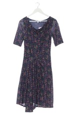 BODEN Robe bas asymétrique Dames Robe T EU 40 bleu-rose-vert style décontracté