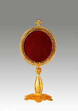 Reliquaire En Filigrane D'Argent 13 CM Mod. 668 -100% FABRIQUÉ EN ITALIE-