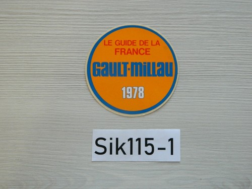Ancien autocollant 1978 gault - ancien,