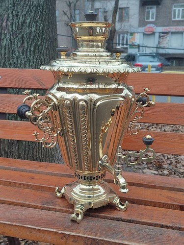 Samovar feu bois empire - de,