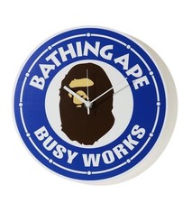 Horloge murale BAPE design tête de singe de bain rare décor de collection
